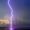 Videos: Intense Thunderstorms Unleash Purple Lightning On NYC, Statue Of Liberty